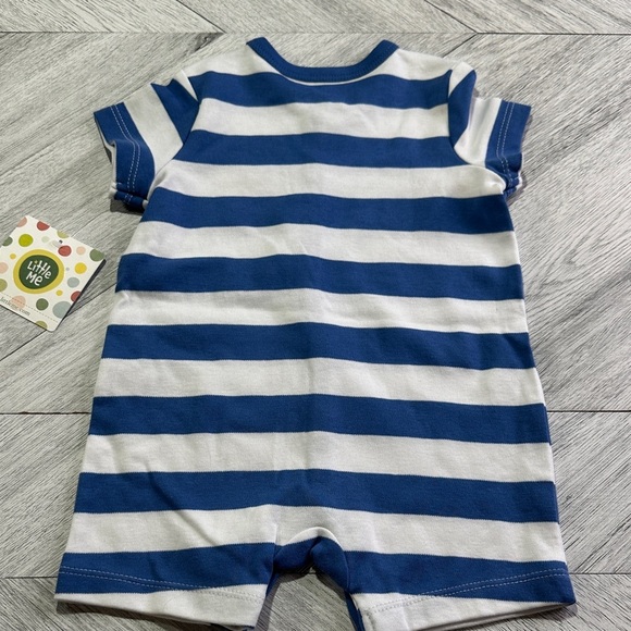 Little Me Striped and Puppy Print Bodysuit Duo - Picture 5 of 6